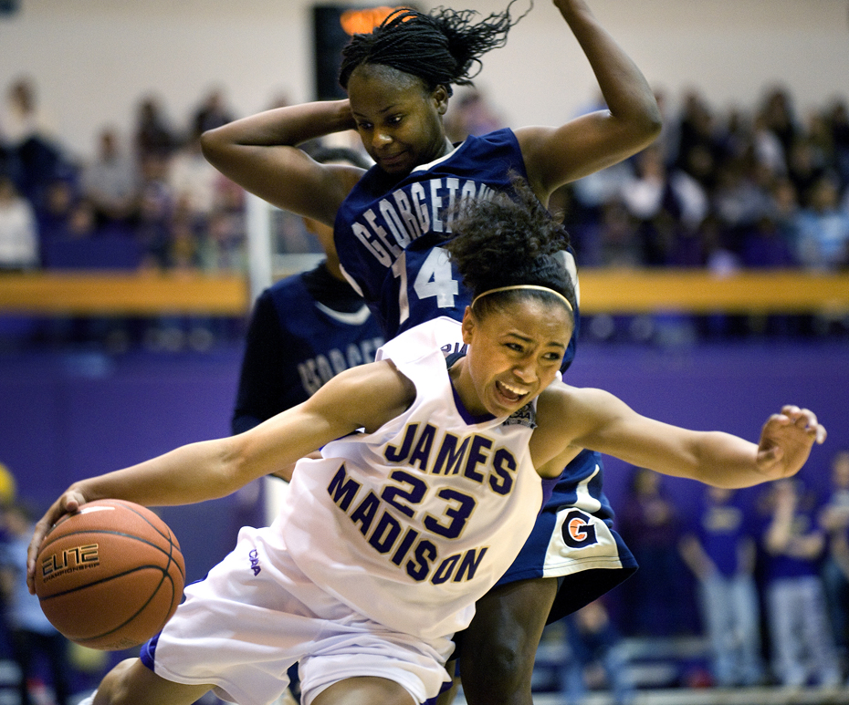 James Madison vs Georgetown Women's Basketball | Pete Marovich ...