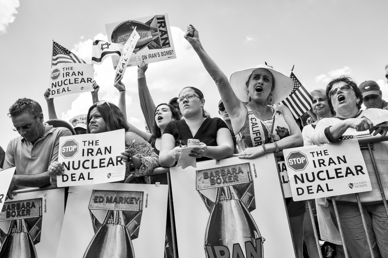 Ted Cruz And Donald Trump Attend Anti-Iran Deal Protest On Capitol Hill