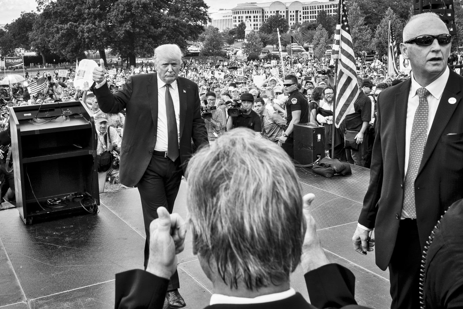 Ted Cruz And Donald Trump Attend Anti-Iran Deal Protest On Capitol Hill