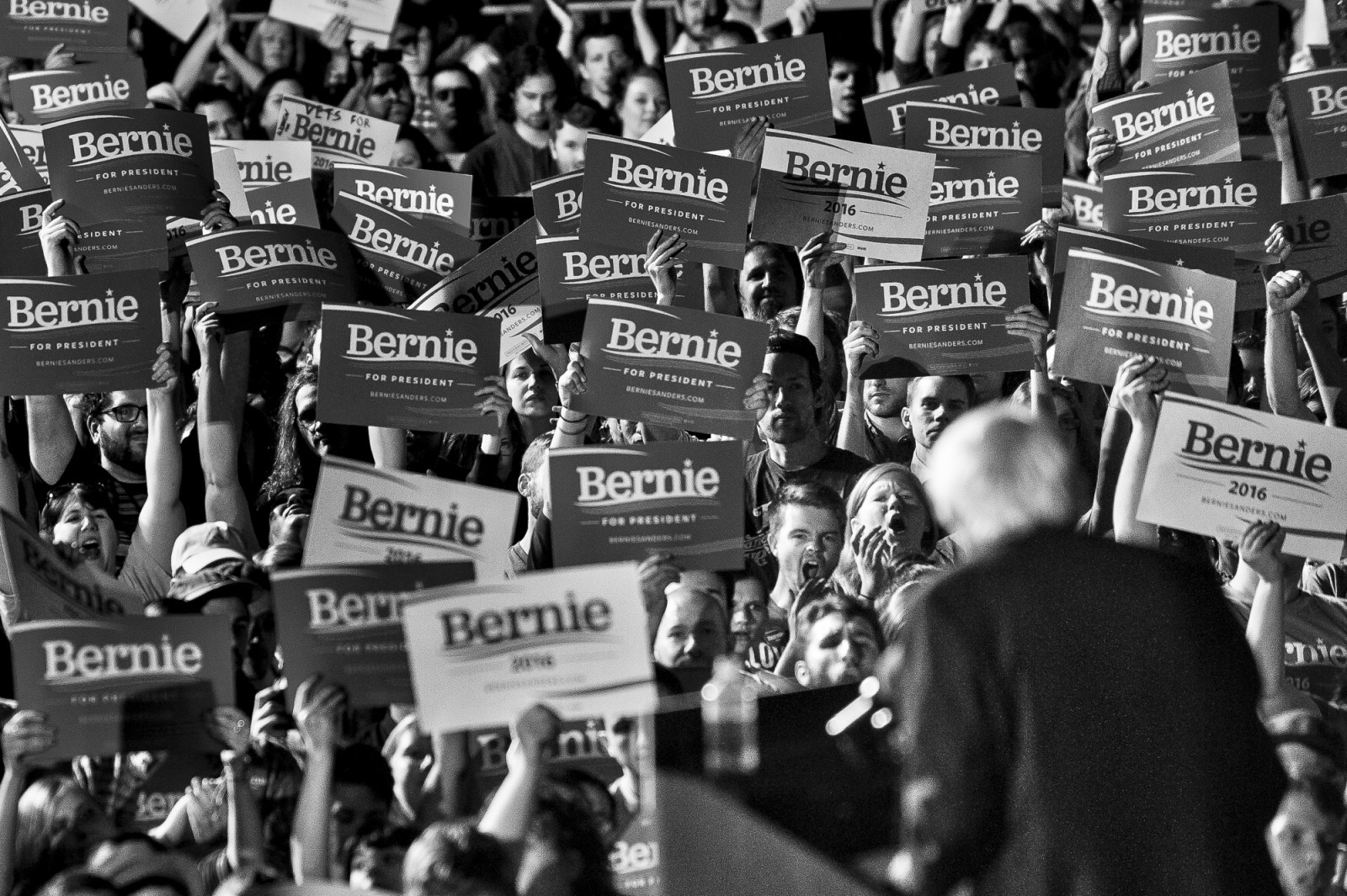 Bernie Sanders Campaigns in Manassas Va.
